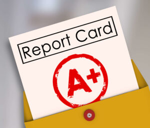 A Plus Student Report Card Grade Class Rating Review Evaluation