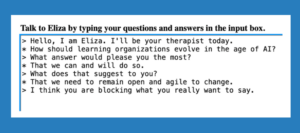 Eliza - AI in learning content development